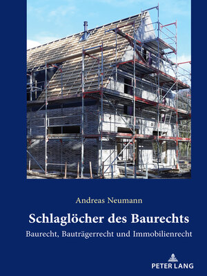 cover image of Schlagloecher des Baurechts